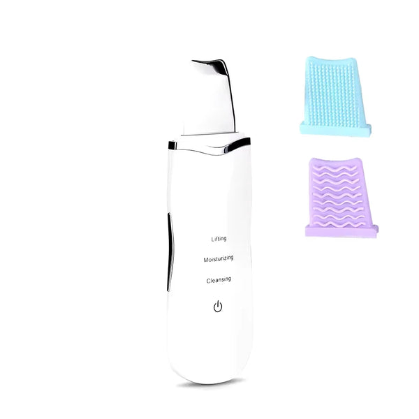 Electric Skin Scrubber Peeling Blackhead Remover Deep Face Cleaning Facial Lifting Acne Cleaner Facial Ultrasonic Shovel Clean