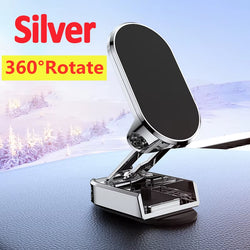 1080 Magnetic Car Phone Holder Magnet Smartphone Support GPS Foldable Phone Bracket in Car for Iphone 14 13 12 11 Samsung Xiaomi