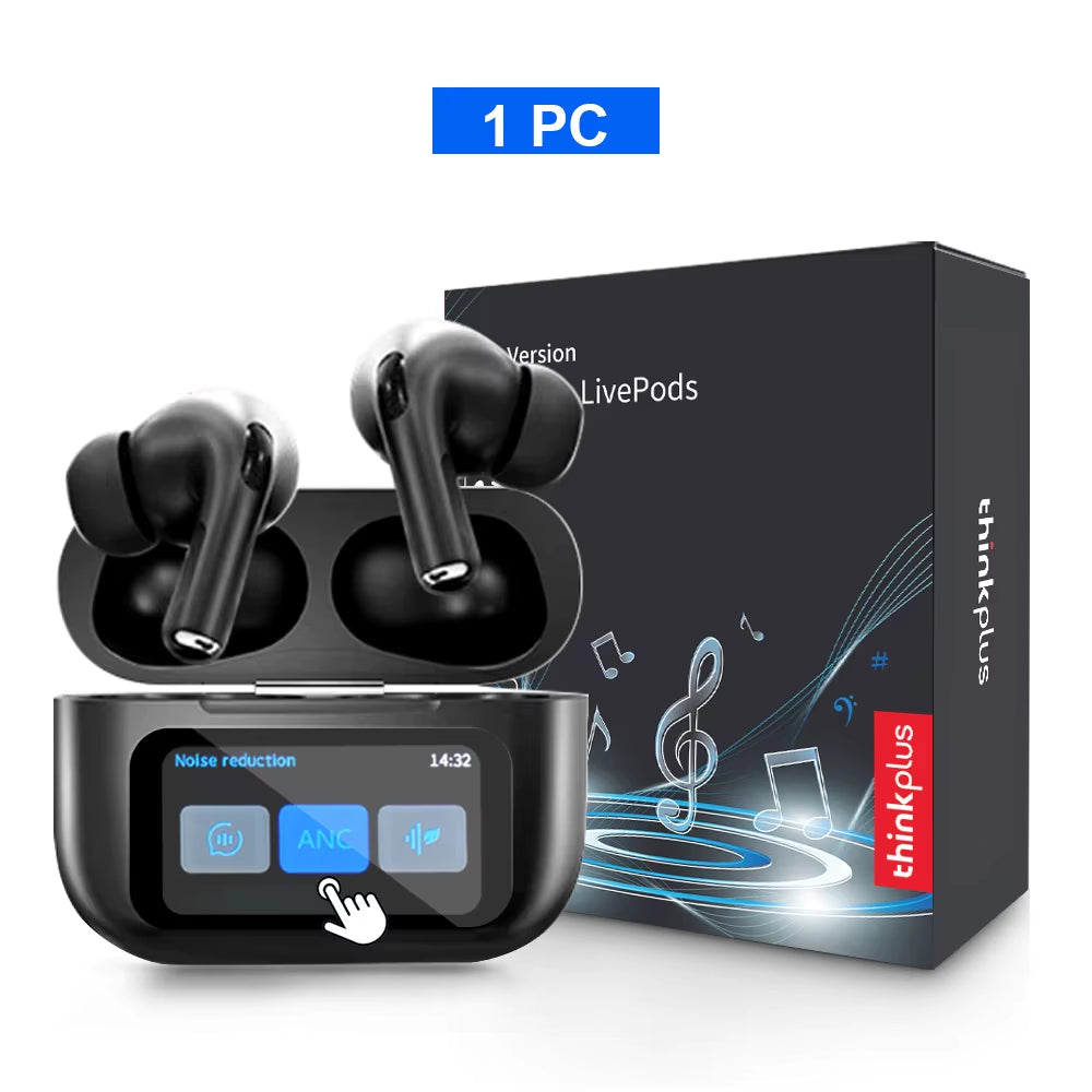 Original  Wireless Bluetooth Earphones ANC Noise Reduction Earbuds HD Mic Call Gamer Earbuds LED Touch Screen Control