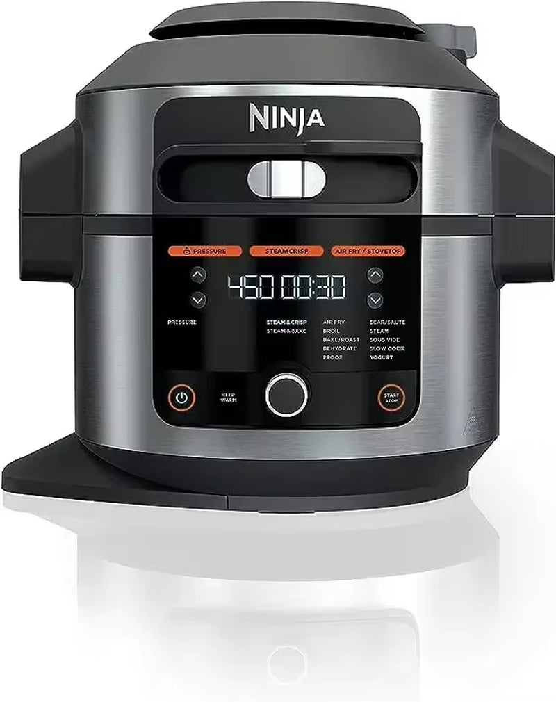 For Ninja OL501 Foodi 6.5 Qt. 14-In-1 Pressure Cooker Steam Fryer with Smartlid,That Air Fries,Proofs & More,With 2-Layer Capaci