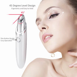 Multifunction Anti-Wrinkle Device Therapy Tool Private Label Therapeutic Electric Heat Eye Massager Pen