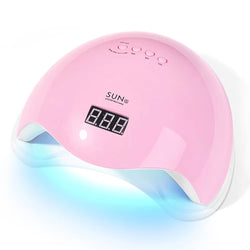 YIKOOLIN SUN5 48W Led Uv Lamp for Nails Drying with 4 Timers Automatic Sensor All Gel Professional Nail Art Tools Accessories