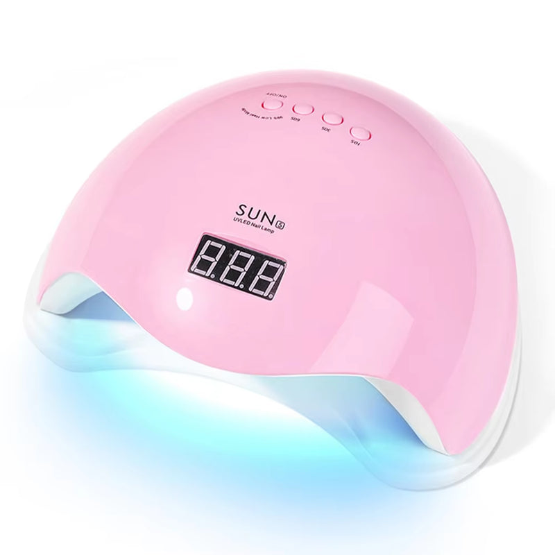 YIKOOLIN SUN5 48W Led Uv Lamp for Nails Drying with 4 Timers Automatic Sensor All Gel Professional Nail Art Tools Accessories