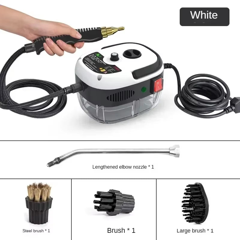 Steam Cleaner High Pressure and Temperature Sterilization Handhled Household Air Conditioner Kitchen Hood Car Washer for Home