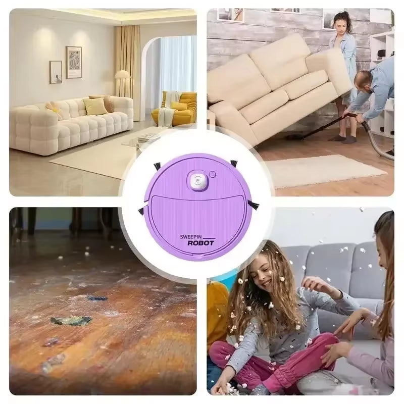 5-In-1 Smart Sweeping Suction Mopping Cleaning Machine Robot Vacuum Cleaner Home Appliance Kitchen Robots Wirelesscleaner