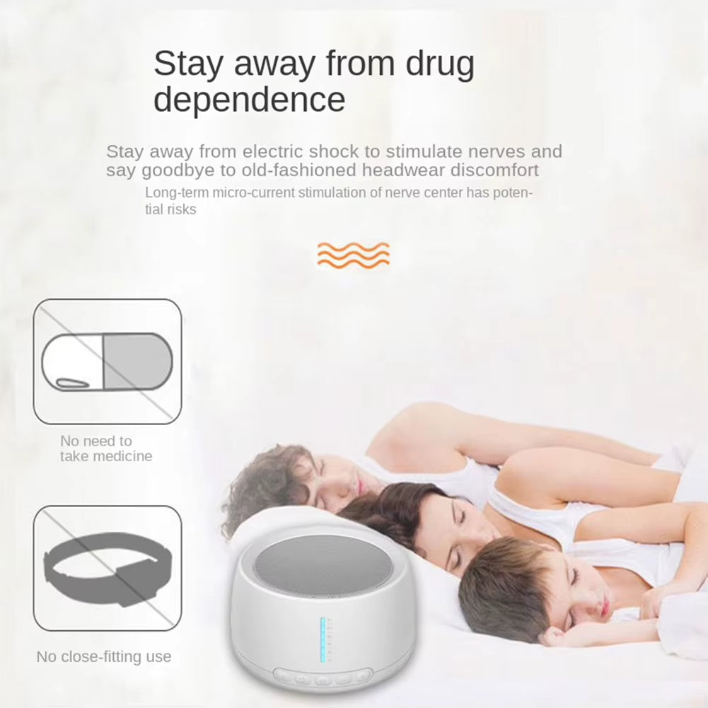 White Noise Machine Bluetooth-Compatible Speaker Rechargeable Timing Loudspeaker for Adult Baby Sleeping