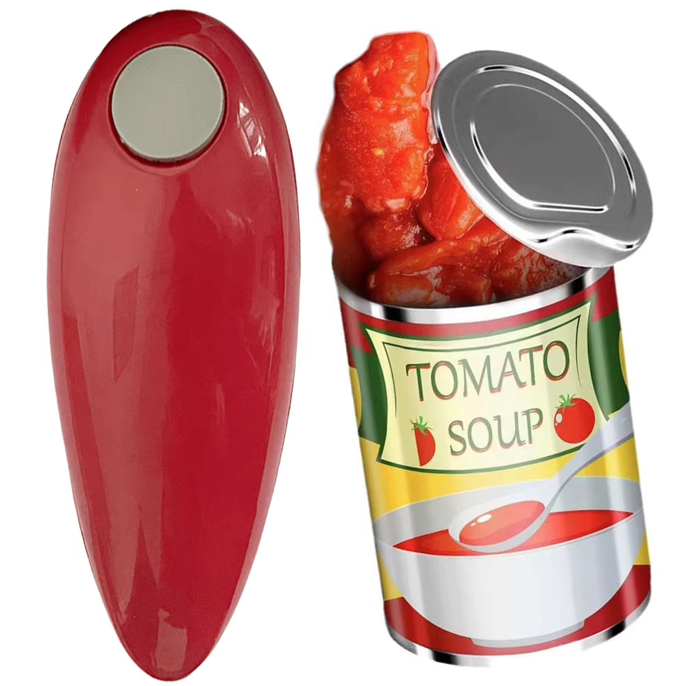 Electric/Manual Jar Opener Automatic Bottle Opener Battery Operated Tin Opener One Touch for Weak Hands for All Kinds of Jars