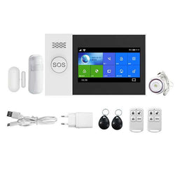 Full touch color screen GSM anti-theft alarm