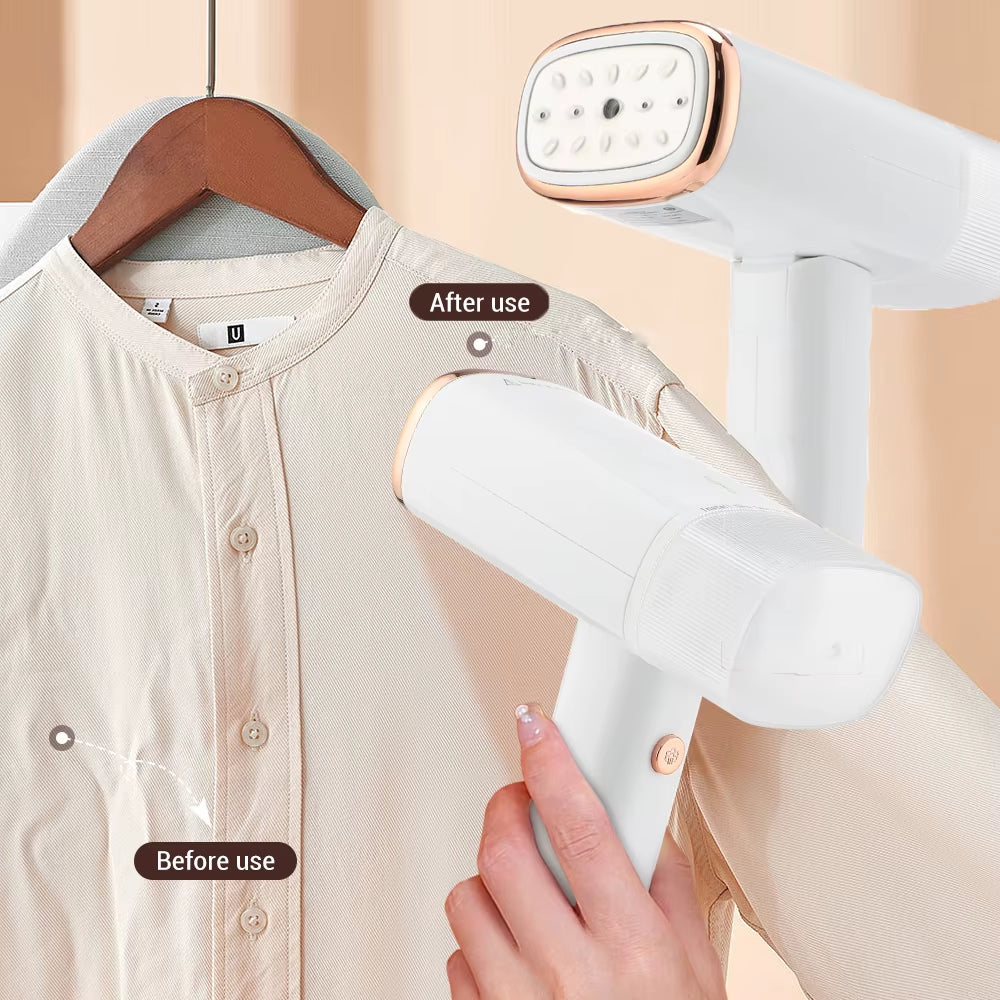 Garment Steamers 130Ml Handheld Fabric Steamer Fast-Heat 1000W Garment Steamer Iron Steam Cleaner for Home Travelling Portable