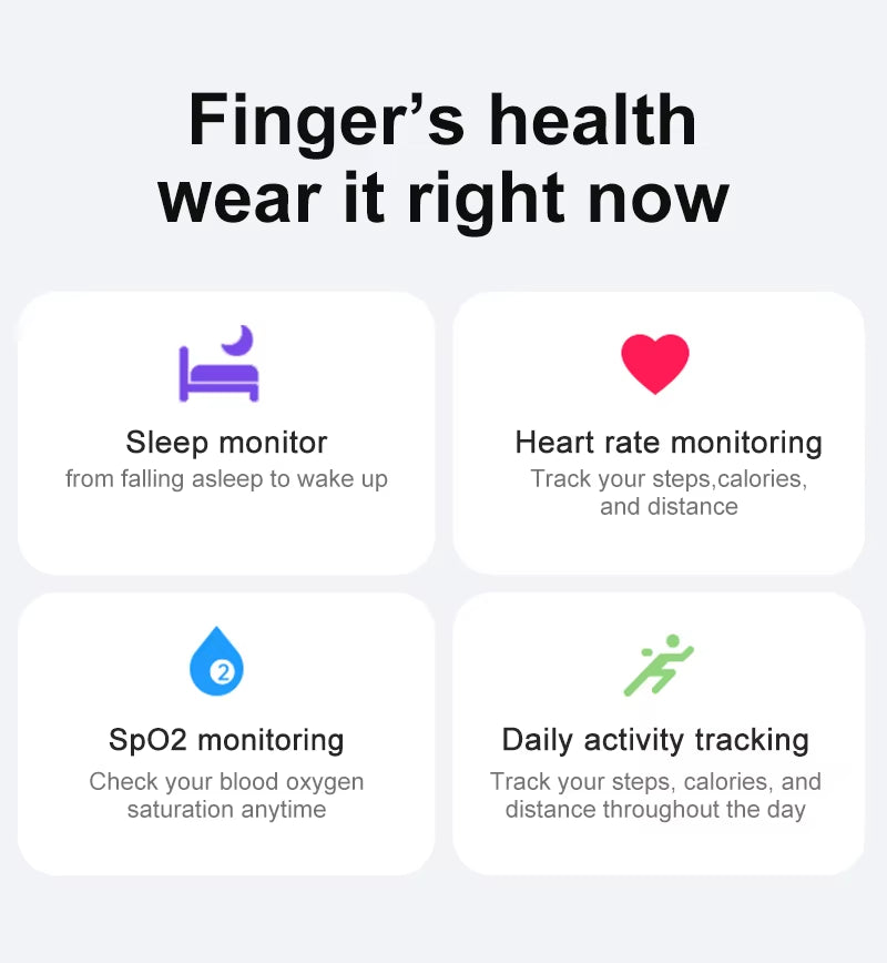 Smart Ring 2024 Smartring R02 Health Monitoring IP68 Waterproof Multi-Sport Modes Bluetooth Sleep Tracker Finger Ring Man