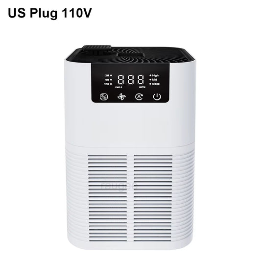 Air Purifier Smoke Odor Negative Ion Generator with Aromatherapy Air Cleaner for Household HEPA Filter Efficient Purifying Air