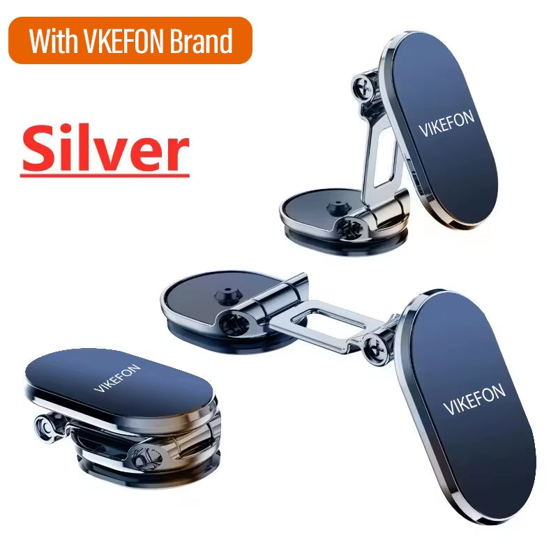 1080 Magnetic Car Phone Holder Magnet Smartphone Support GPS Foldable Phone Bracket in Car for Iphone 14 13 12 11 Samsung Xiaomi