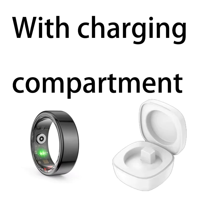 Smart Ring 2024 Smartring R02 Health Monitoring IP68 Waterproof Multi-Sport Modes Bluetooth Sleep Tracker Finger Ring Man