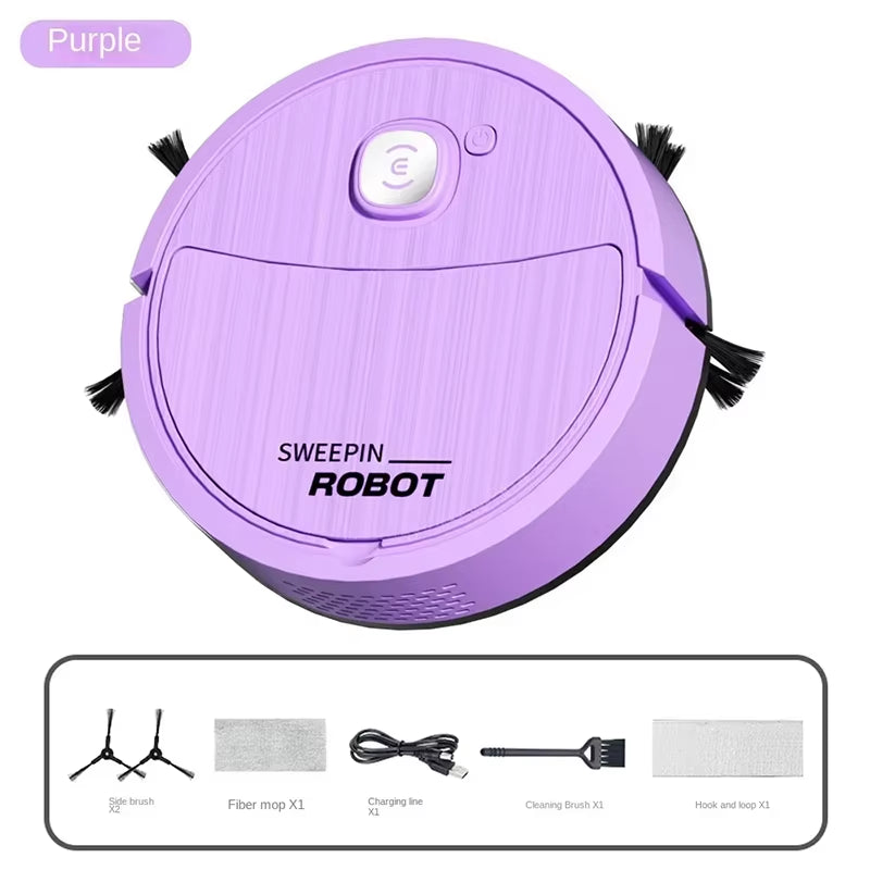 5-In-1 Smart Sweeping Suction Mopping Cleaning Machine Robot Vacuum Cleaner Home Appliance Kitchen Robots Wirelesscleaner