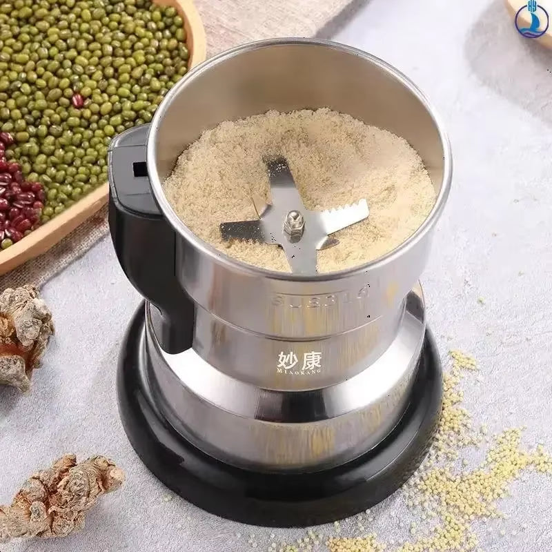 300ML Mini Electric Grinder Household Ultrafine Baby Food Pulverizer Coffee Beans Mill Grinder Upgrade Portable Electric 4Blades