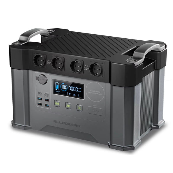 Portable Power Station 110 / 230V Solar Generator 2000W/700W/300W/200W Emergency Power Supply Fit for Iphone Camping