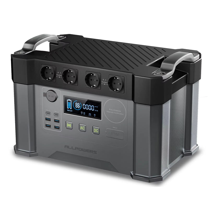 Portable Power Station 110 / 230V Solar Generator 2000W/700W/300W/200W Emergency Power Supply Fit for Iphone Camping