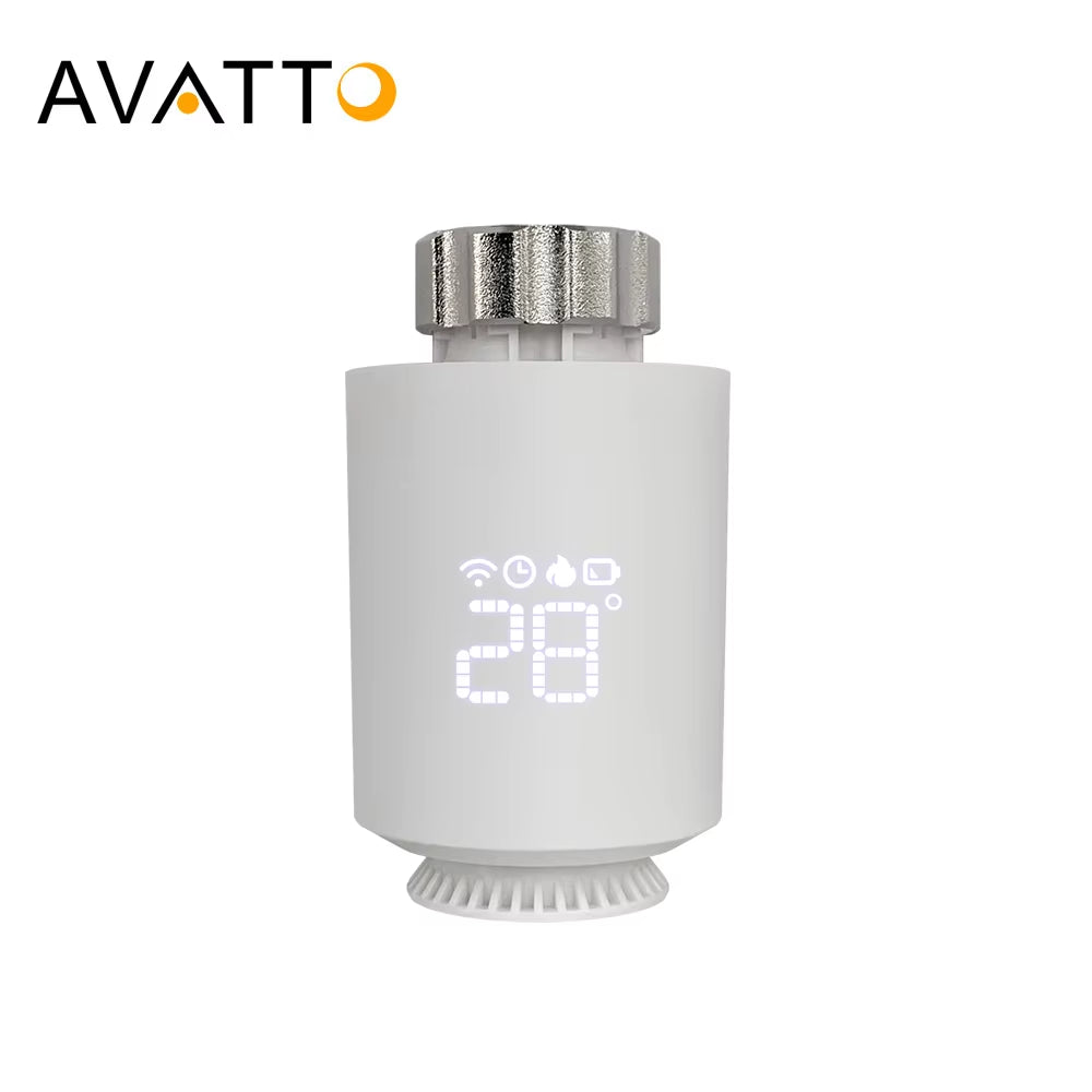 Tuya Zigbee3.0 Smart Thermostat Radiator Actuator TRV Thermostatic Valve Controller Works with Alexa Google Home Alice