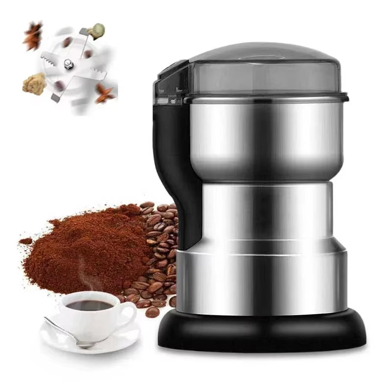 300ML Mini Electric Grinder Household Ultrafine Baby Food Pulverizer Coffee Beans Mill Grinder Upgrade Portable Electric 4Blades