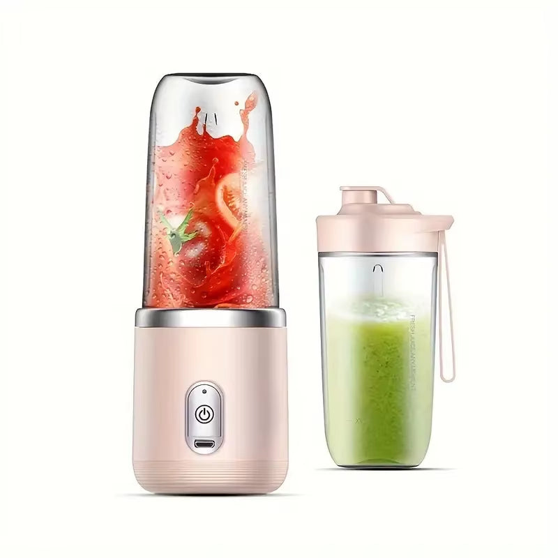 Portable Electric Juicer Mini Home Mixer Multifunctional Fruit and Vegetable Crushing Mixer USB Charging Juice Cup Juicing Tool