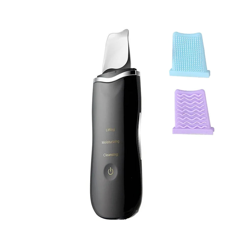 Electric Skin Scrubber Peeling Blackhead Remover Deep Face Cleaning Facial Lifting Acne Cleaner Facial Ultrasonic Shovel Clean