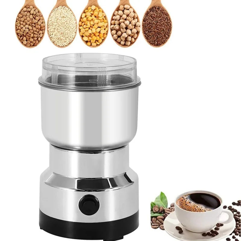 High Power Electric Coffee Grinder Kitchen Cereal Nuts Beans Spices Grains Grinder Machine Multifunctional Home Coffee Grinder