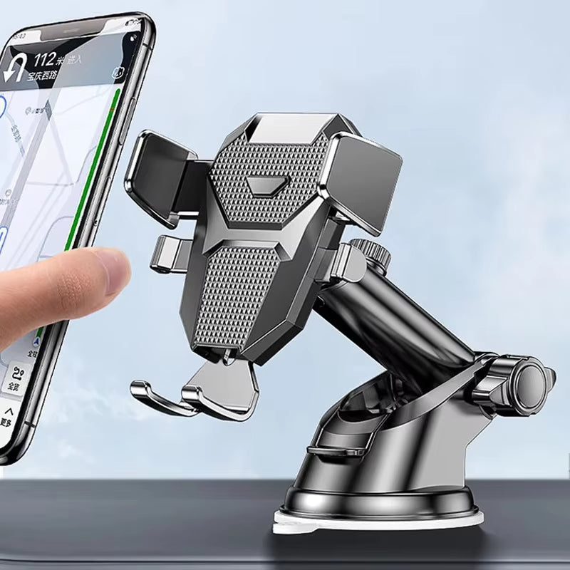 Sucker Car Phone Holder Car Air Vent Clip Mount Stand GPS Telefon Mobile Cell Support for Iphone 14 Promax Xiaomi Huawei Samsung