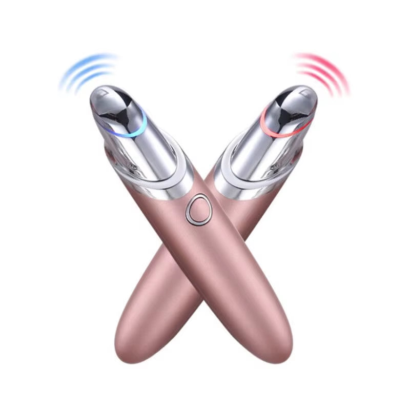 Multifunction Anti-Wrinkle Device Therapy Tool Private Label Therapeutic Electric Heat Eye Massager Pen