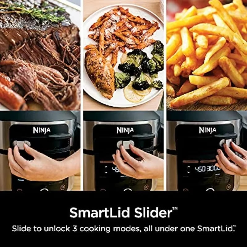 For Ninja OL501 Foodi 6.5 Qt. 14-In-1 Pressure Cooker Steam Fryer with Smartlid,That Air Fries,Proofs & More,With 2-Layer Capaci