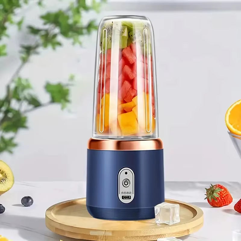 Portable Electric Juicer Mini Home Mixer Multifunctional Fruit and Vegetable Crushing Mixer USB Charging Juice Cup Juicing Tool