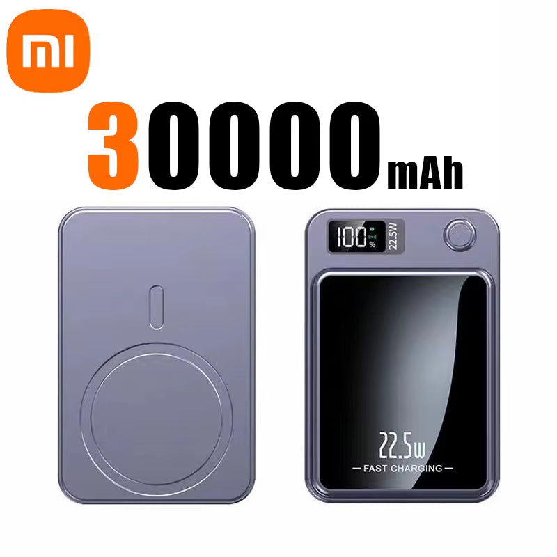 Xiaomi 100000Mah Wireless Magnetic Power Bank Super Fast Charging Ultra Capacity Digital External Battery Power Bank for Iphone