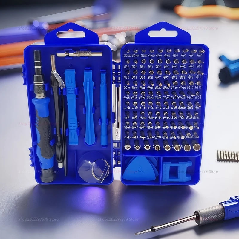115 in 1Multifunctional Screwdriver Set Computer PC Mobile Phone Equipment Repair Screw Driver Insulation Manual Household Tools