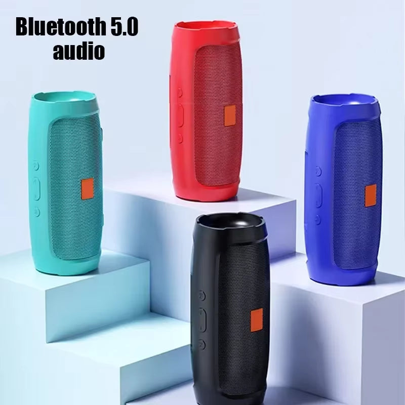 Portable Subwoofer Bluetooth Speakers Outdoor Stereo Surround Waterproof Loudspeaker Wireless Sound Box Support FM Radio TF Card