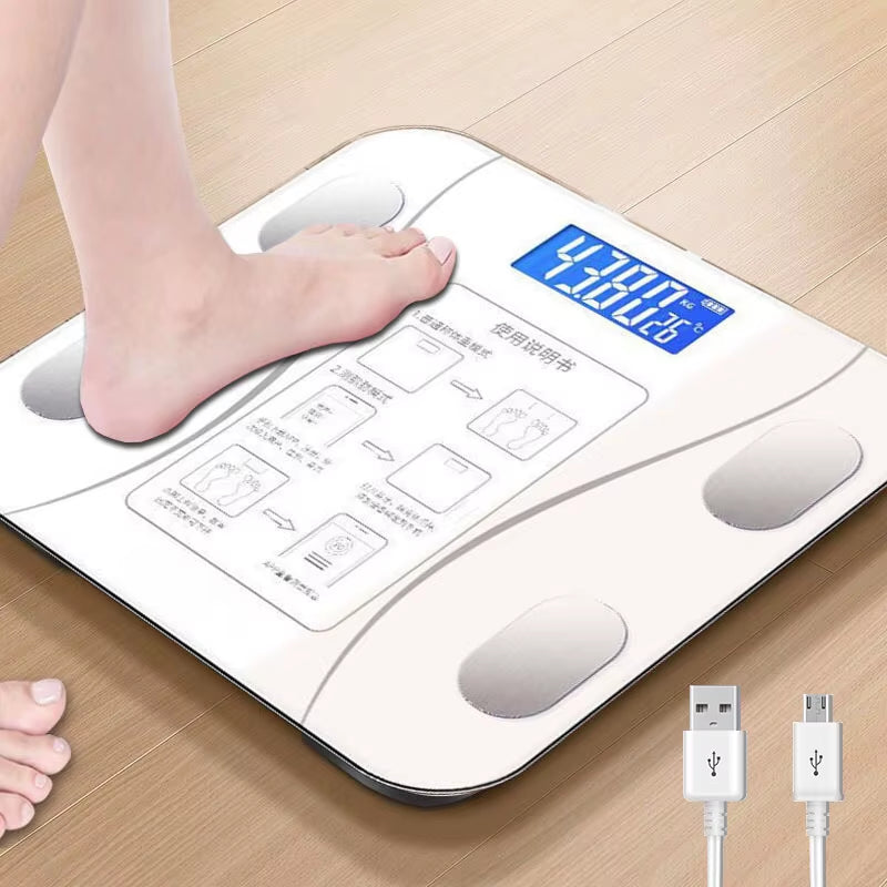 Smart APP Synchronized Body Fat Scale Bathroom Digital Scale Bluetooth Weight Loss Body Fat Scale Body Composition Analyzer