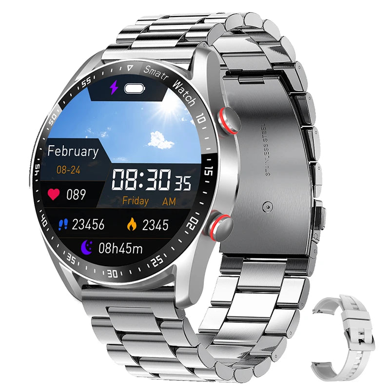 For Watch GT Series Smart Watch Men Women HD Screen Bluetooth Call GPS Tracker Heart Rate IP68 Waterproof Smartwatch 2024 New