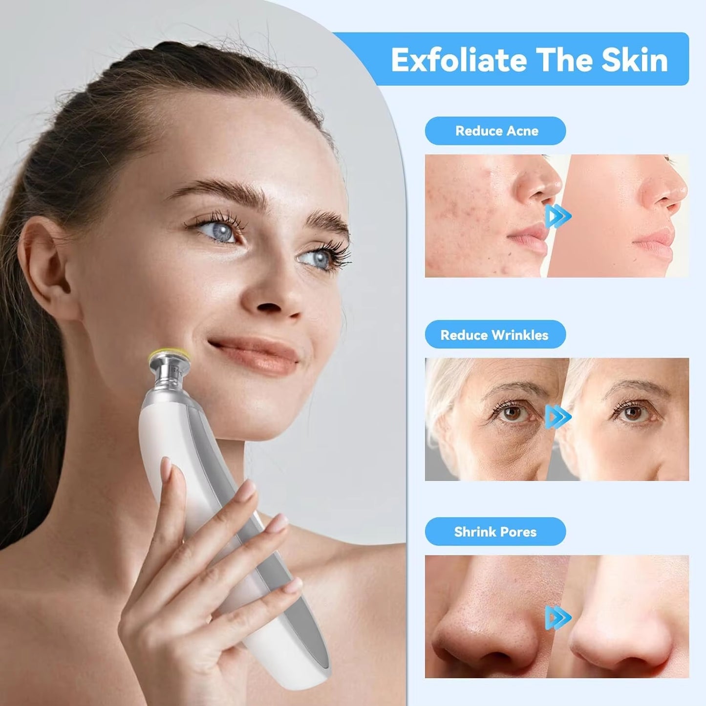 Upgraded Diamond Microdermabrasion Machine Blackhead Removal Professional Facial Deep Cleasing Device Home Use Facial Skin Care