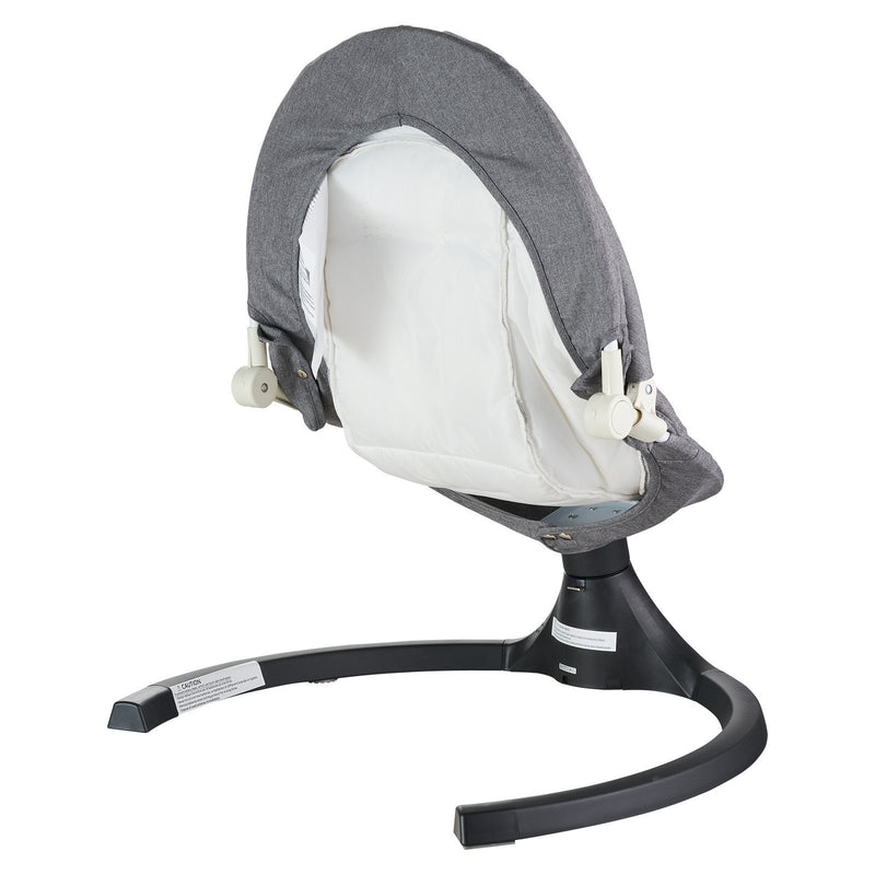 Baby Swing For Infants 5 Speeds 3 Seat Positions Remote Control Toy Bar 3 Toys