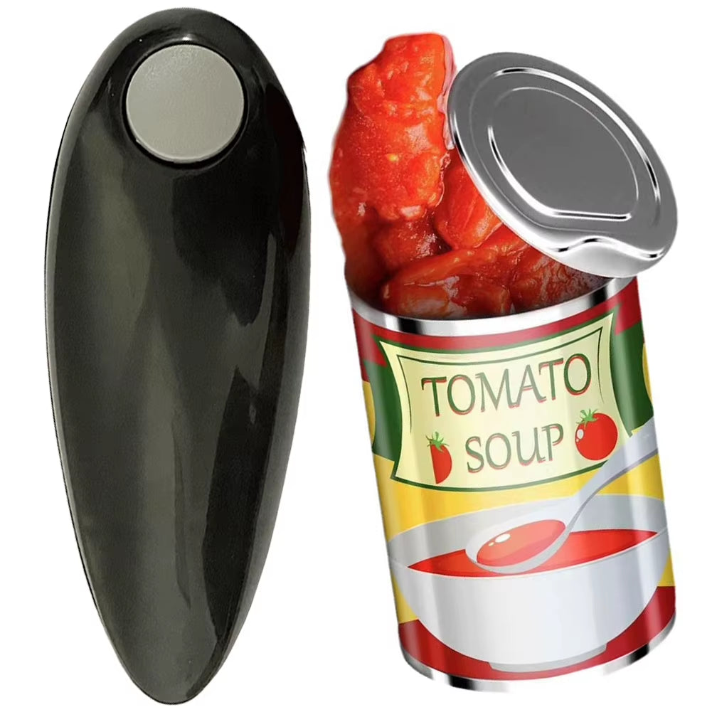 Electric/Manual Jar Opener Automatic Bottle Opener Battery Operated Tin Opener One Touch for Weak Hands for All Kinds of Jars