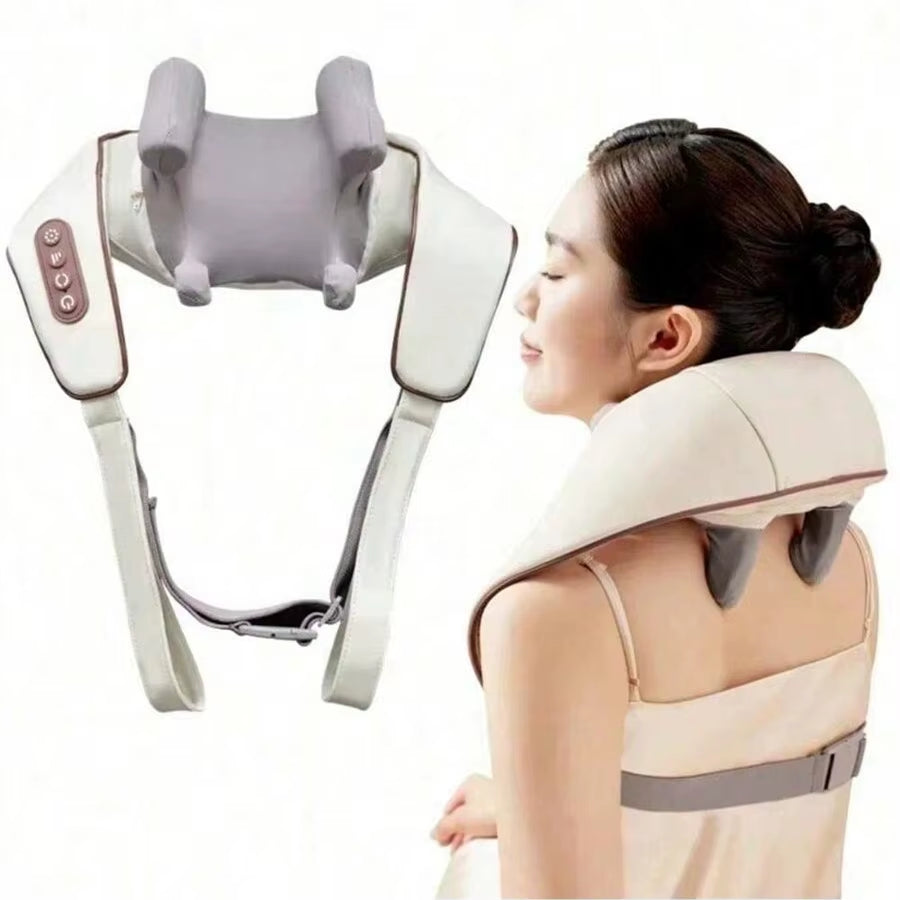 Hot Compress Massager, Shoulder and Neck Massage, Electric Shawl Kneading, Multifunctional Back Massage Instrument