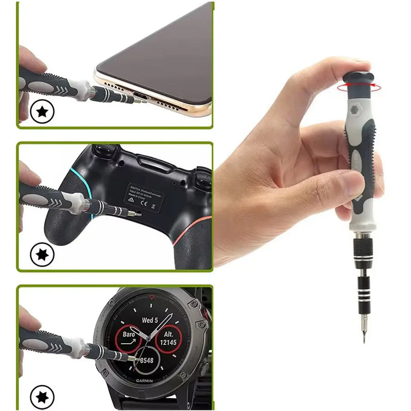 115 in 1Multifunctional Screwdriver Set Computer PC Mobile Phone Equipment Repair Screw Driver Insulation Manual Household Tools