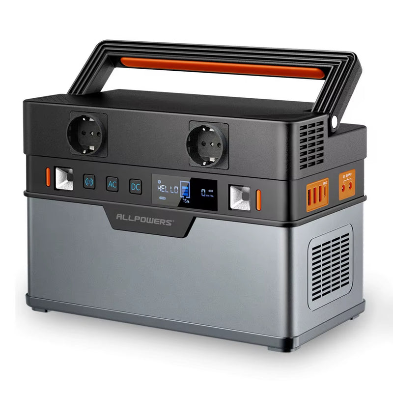 Portable Power Station 110 / 230V Solar Generator 2000W/700W/300W/200W Emergency Power Supply Fit for Iphone Camping