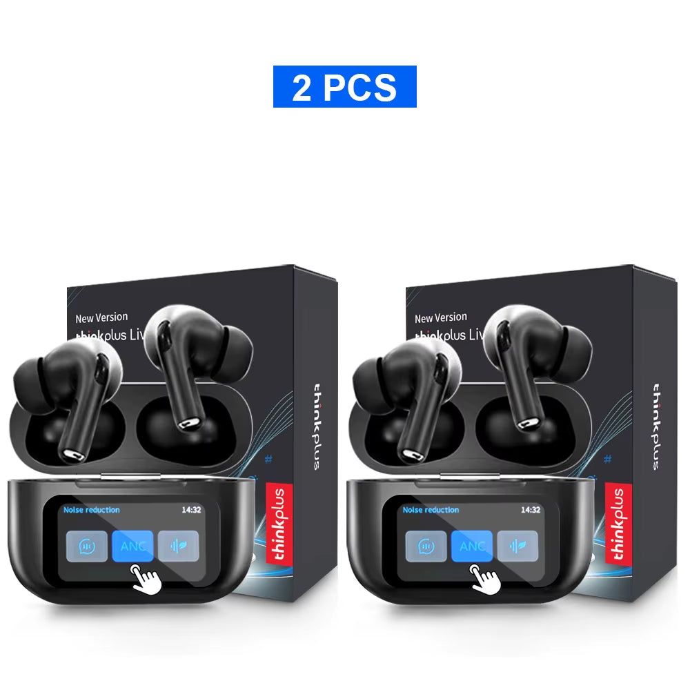 Original  Wireless Bluetooth Earphones ANC Noise Reduction Earbuds HD Mic Call Gamer Earbuds LED Touch Screen Control