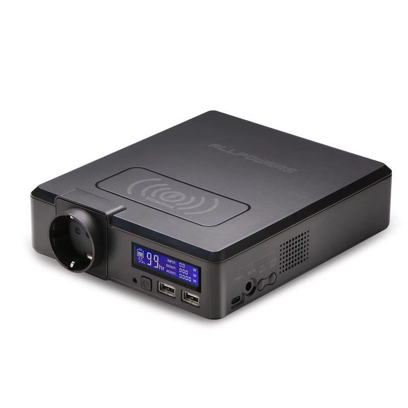 Portable Power Station 110 / 230V Solar Generator 2000W/700W/300W/200W Emergency Power Supply Fit for Iphone Camping