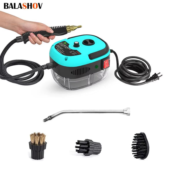 Steam Cleaner High Pressure and Temperature Sterilization Handhled Household Air Conditioner Kitchen Hood Car Washer for Home